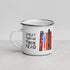 GR3 Book Stack enamel mug